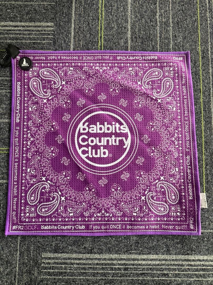 FR2 ゴルフ タオル 沖縄限定】FR2 Paisley Turquoise Blue ゴルフ