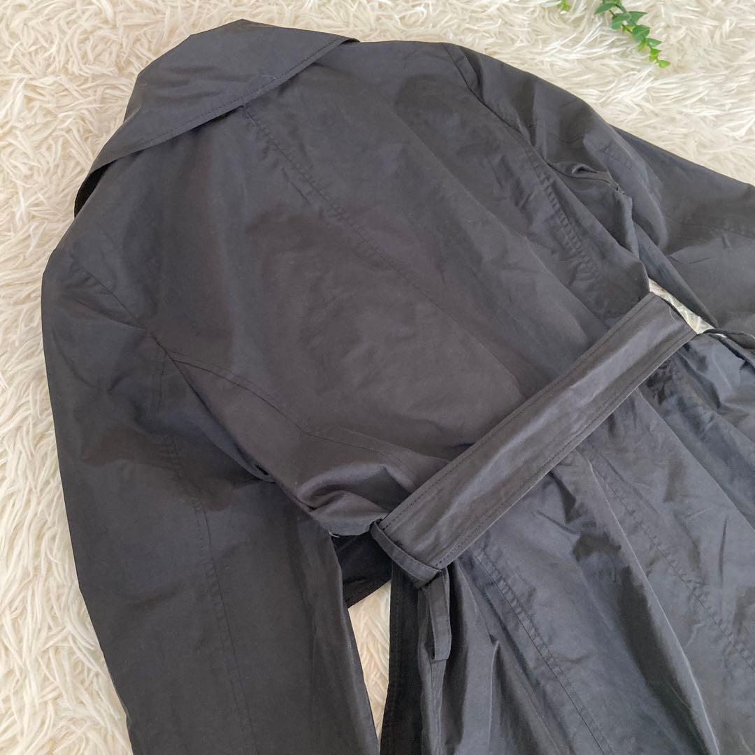 ボールジィ　フレアスリーブトレンチコート　トゥモローランド　ブラック　38 M