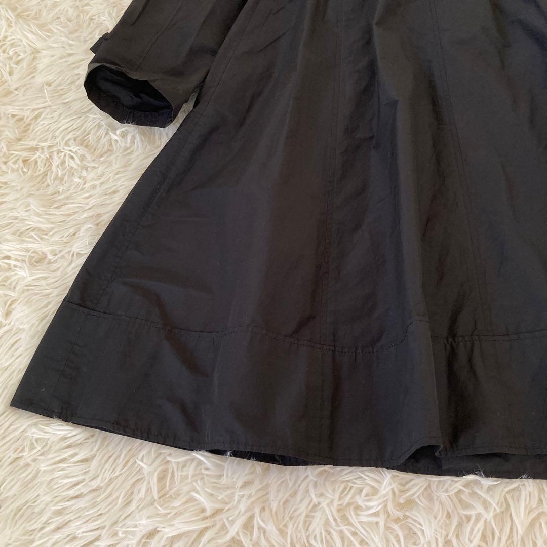 ボールジィ　フレアスリーブトレンチコート　トゥモローランド　ブラック　38 M