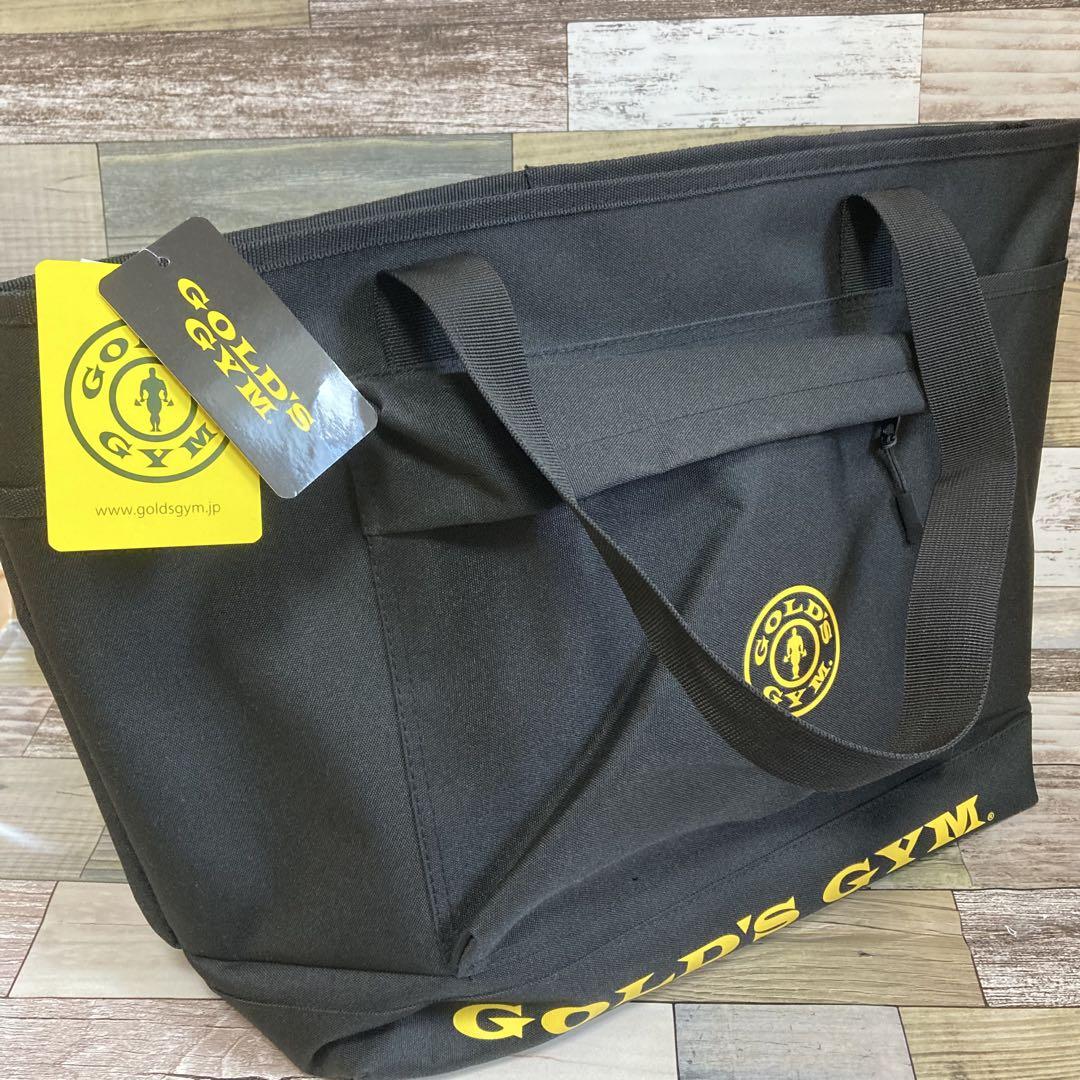 GOLD'S GYM ゴールドジム　大きい　トートバッグ　新品タグ付き