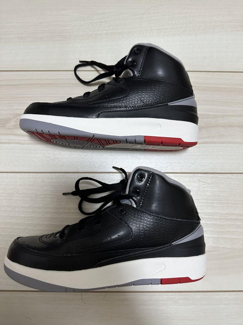 Air Jordan 2 Retro (PS) 1Y ブラック/グレー　20cm