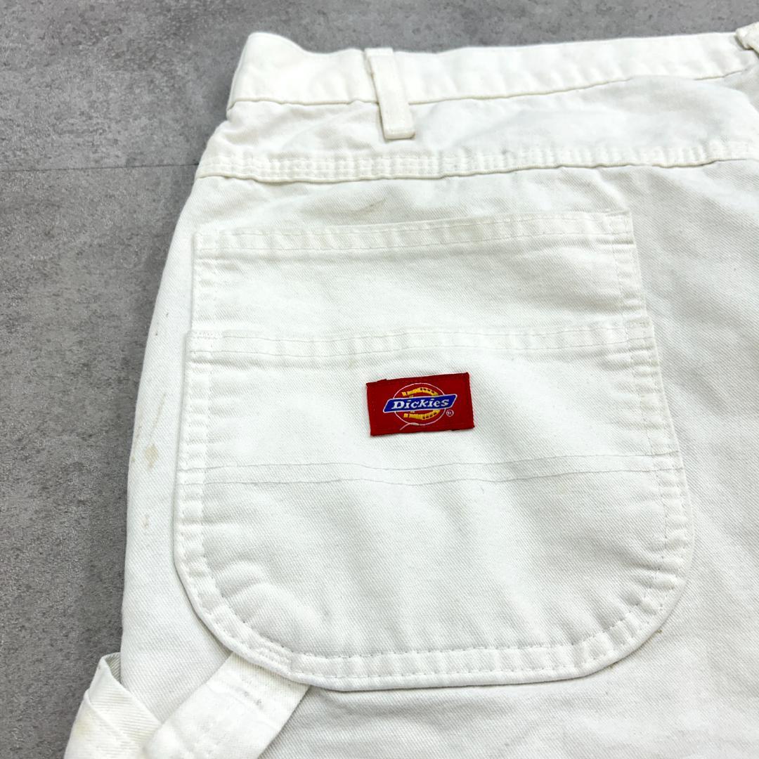 Dickies　ディッキーズ　ペインターパンツ　極太　古着　ホワイト　W44 Dickies ディッキーズ ペインターパンツ 極太 古着 ホワイト W44