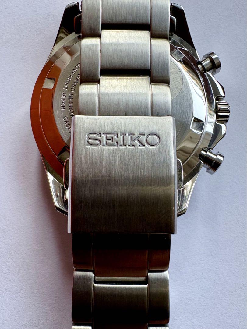 セイコー クオーツクロノグラフ(縦三ツ目) SBTR029 稼働品