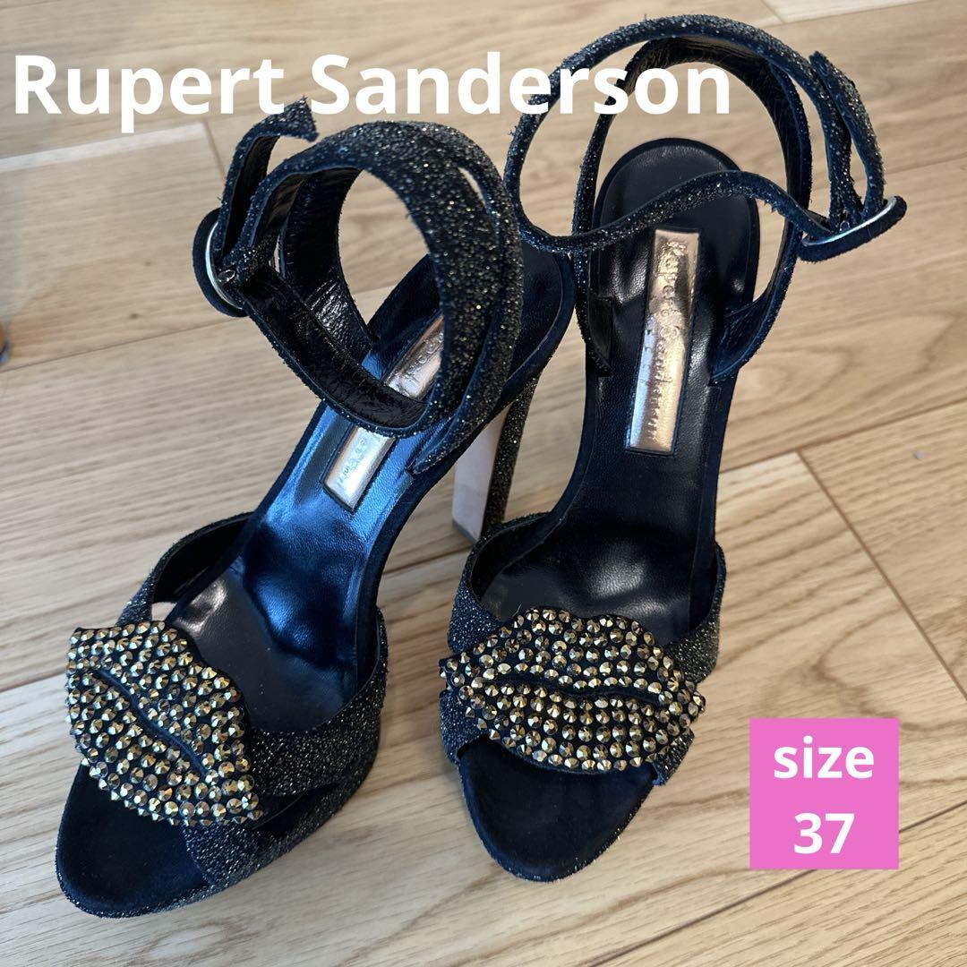 Rupert Sanderson サンダル ブラック