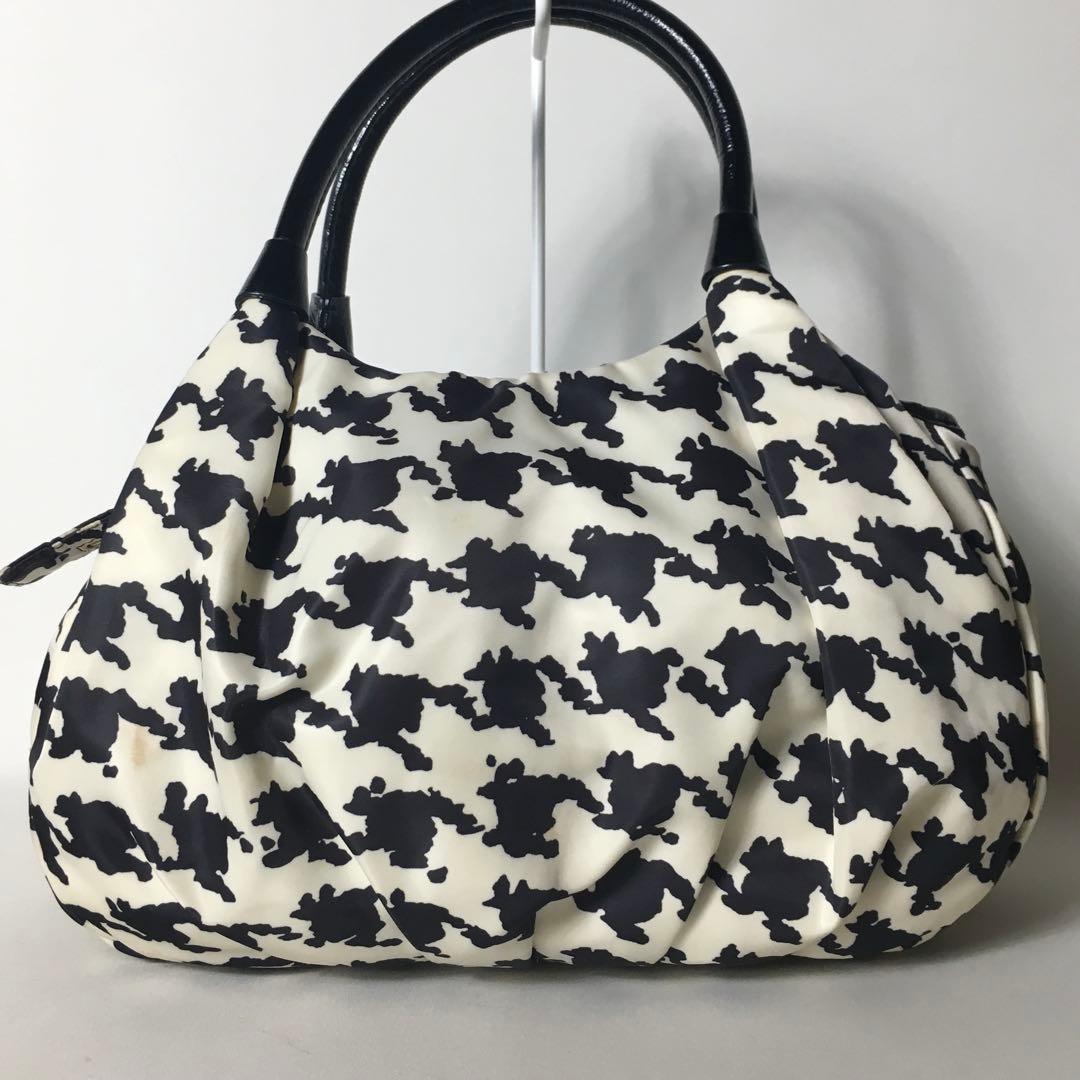 2509-117｜ケイトスペード ハンドバッグ ブラック 総柄