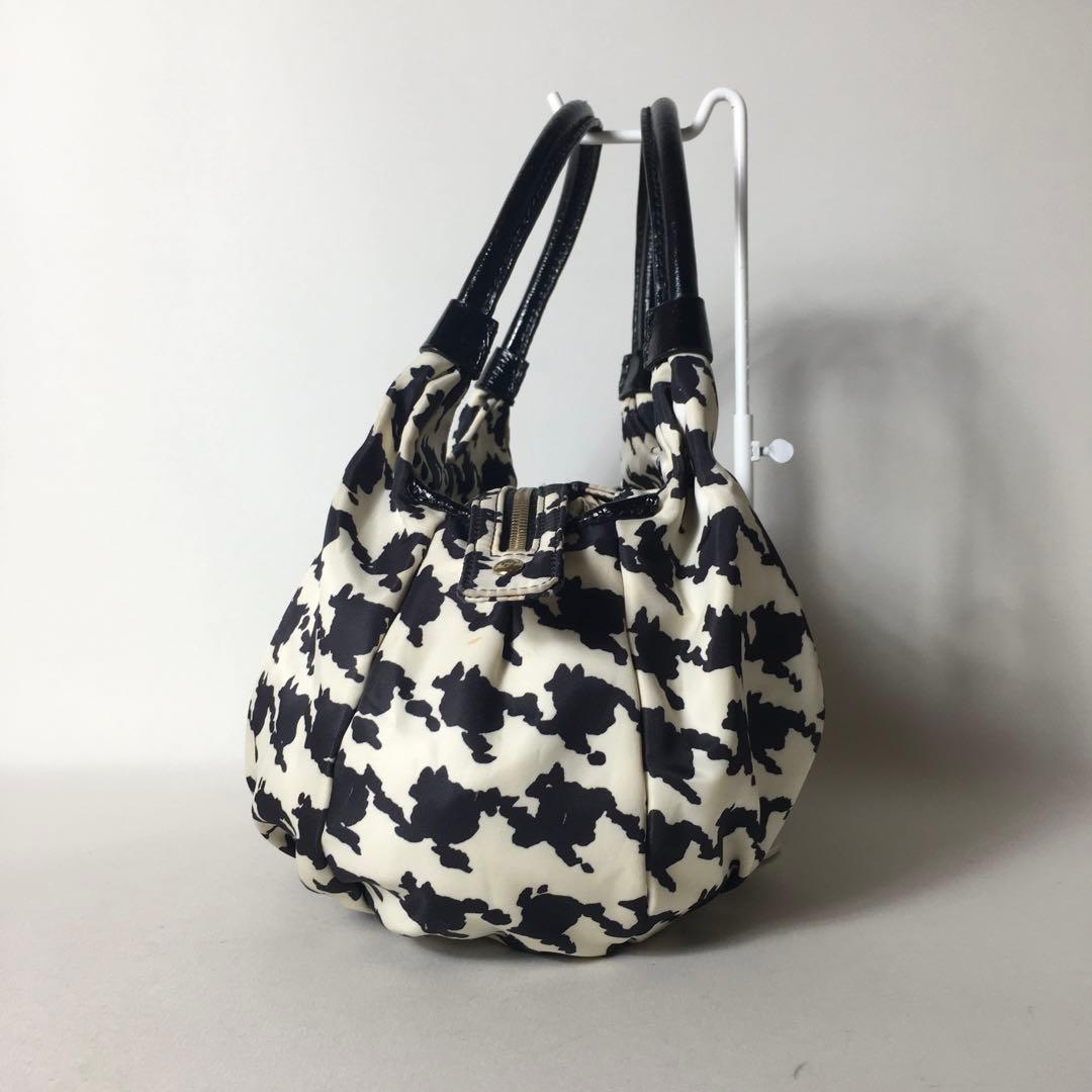 2509-117｜ケイトスペード ハンドバッグ ブラック 総柄