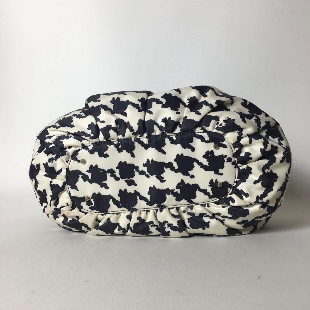 2509-117｜ケイトスペード ハンドバッグ ブラック 総柄