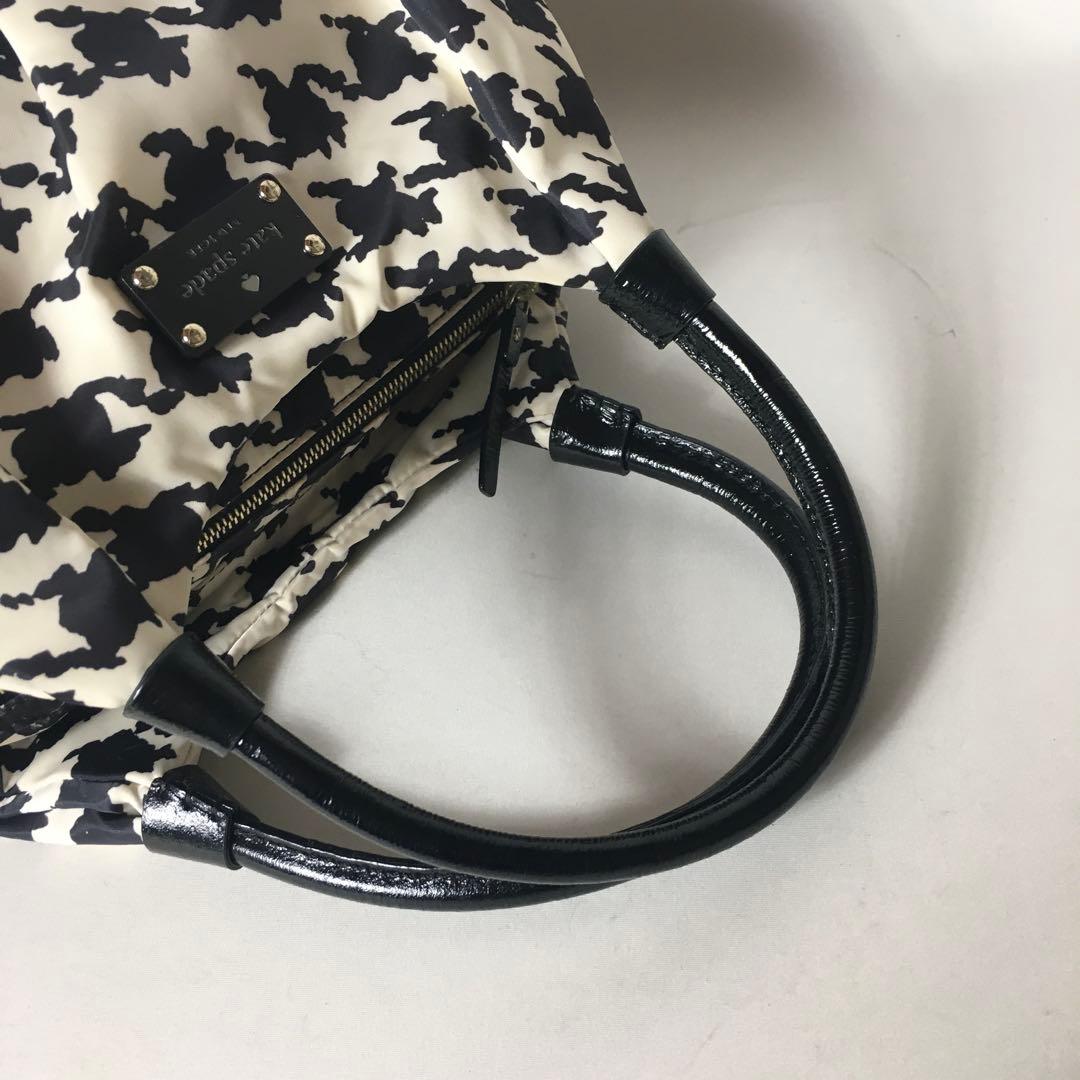 2509-117｜ケイトスペード ハンドバッグ ブラック 総柄