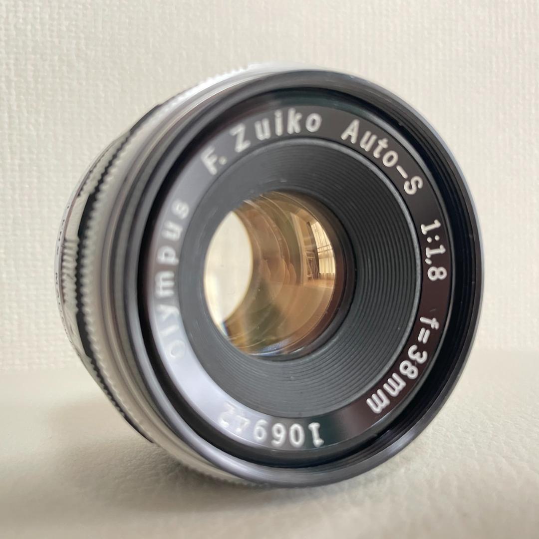 【動作品・良品】Olympus F Zuiko Auto S 38mm f1.8
