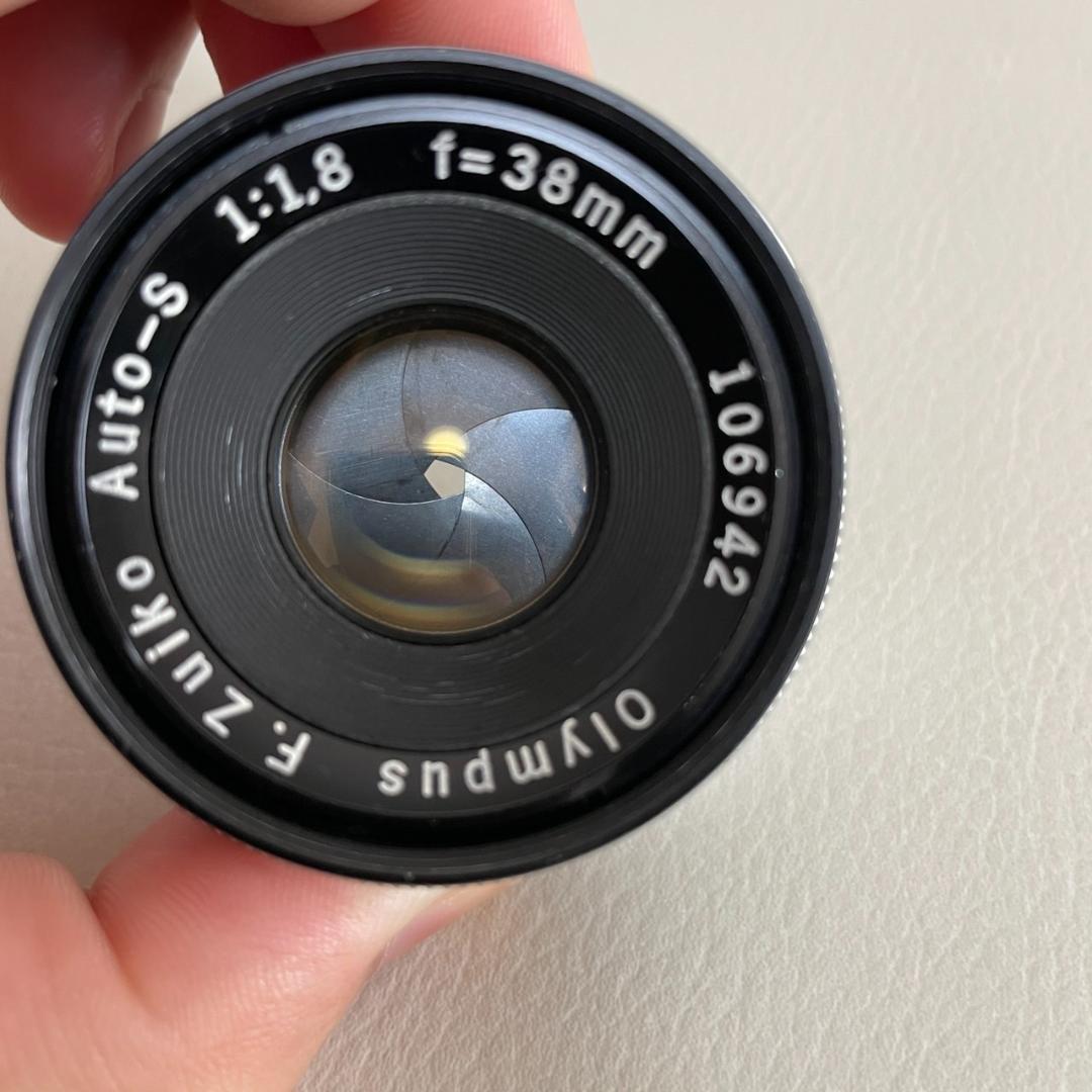 【動作品・良品】Olympus F Zuiko Auto S 38mm f1.8