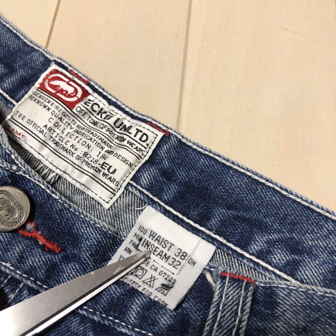 90s ECKO UNLTD エコーアンリミテッド　カーゴデニム　バギーデニム