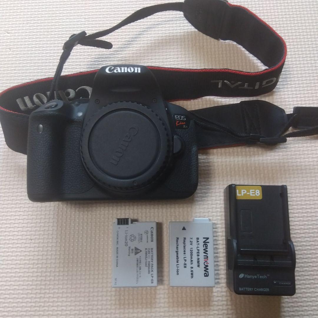 Canon EOS Kiss X7i 本体 バッテリー2個付き - メルカリ