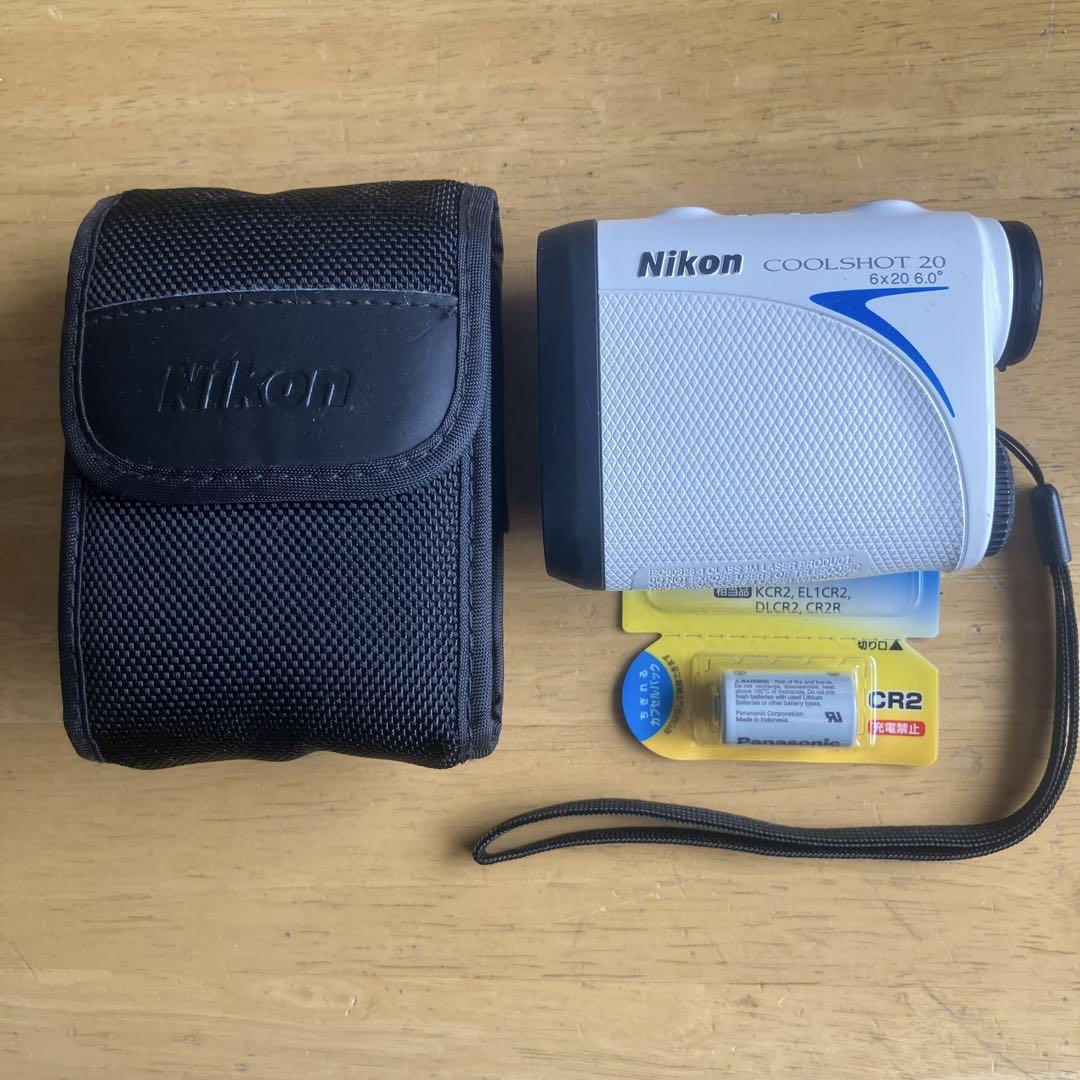 Nikon COOLSHOT 20 ゴルフ用距離計　ケース、新品電池付き