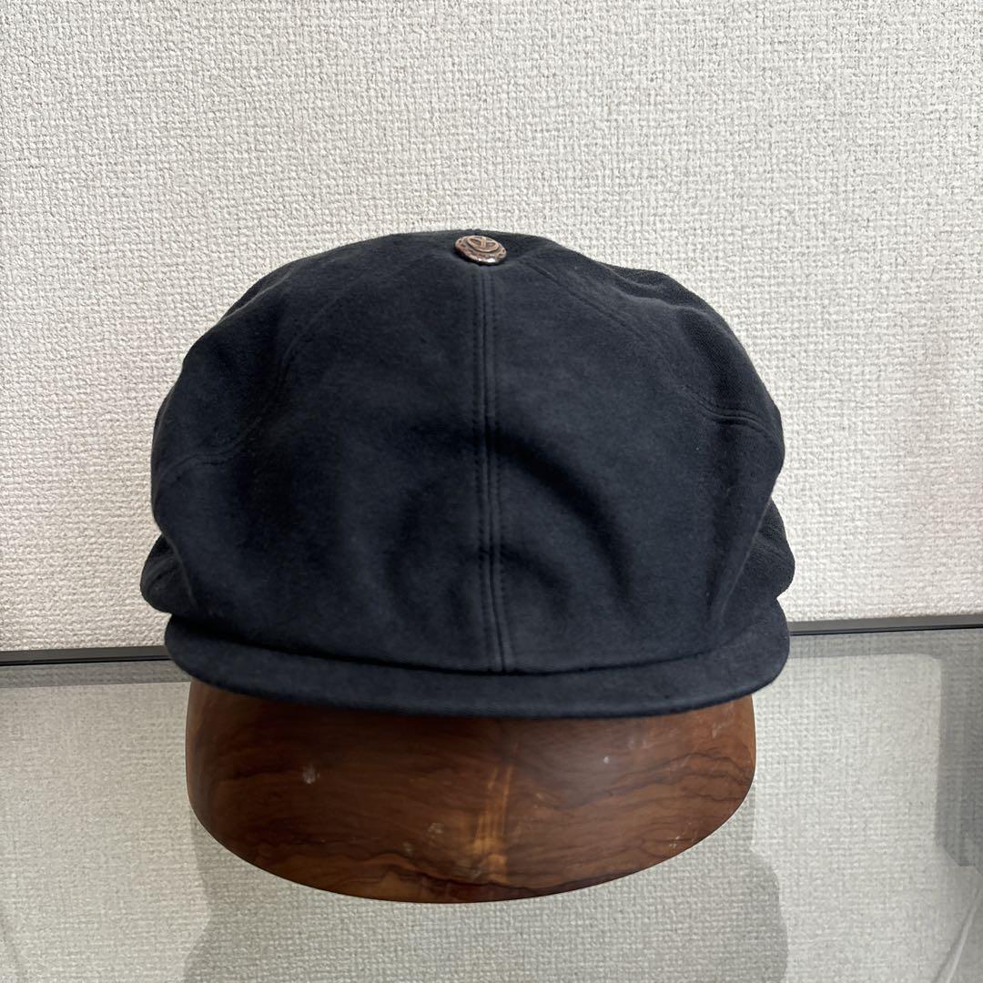 MOLESKIN CASQUETTE W/SILVER BUTTON ネイビーM