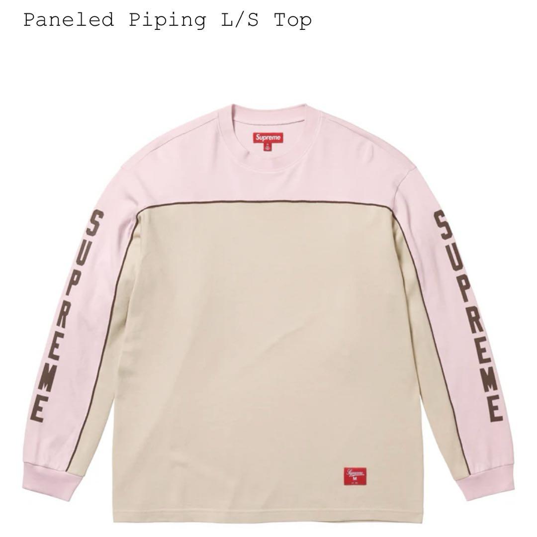 トップス Supreme Paneled Piping L/S Top \