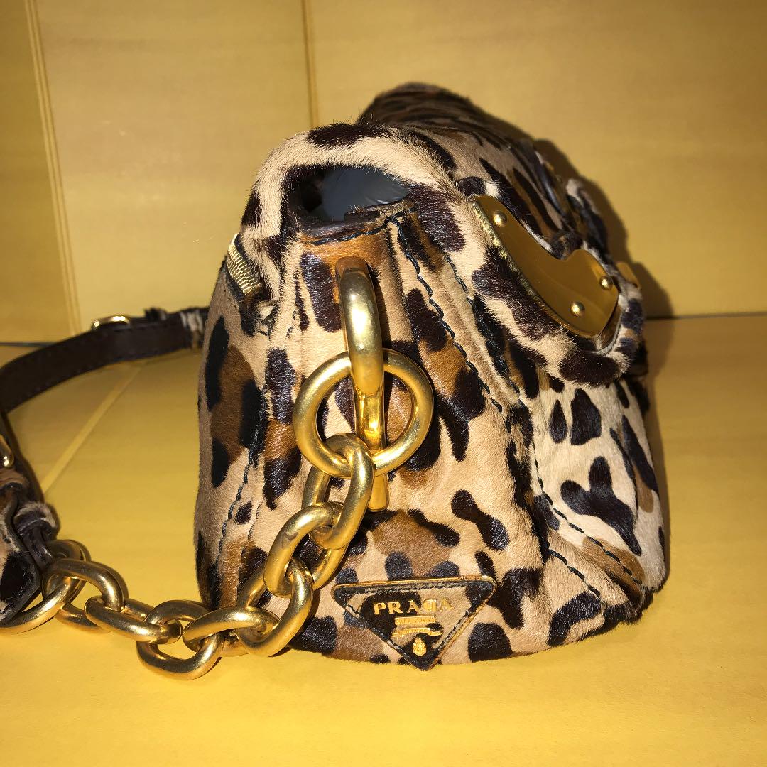 通販定番 プラダ アニマル柄 ハラコ l58ok-m69857359291 PRADA ショルダーバッグ 通信販売