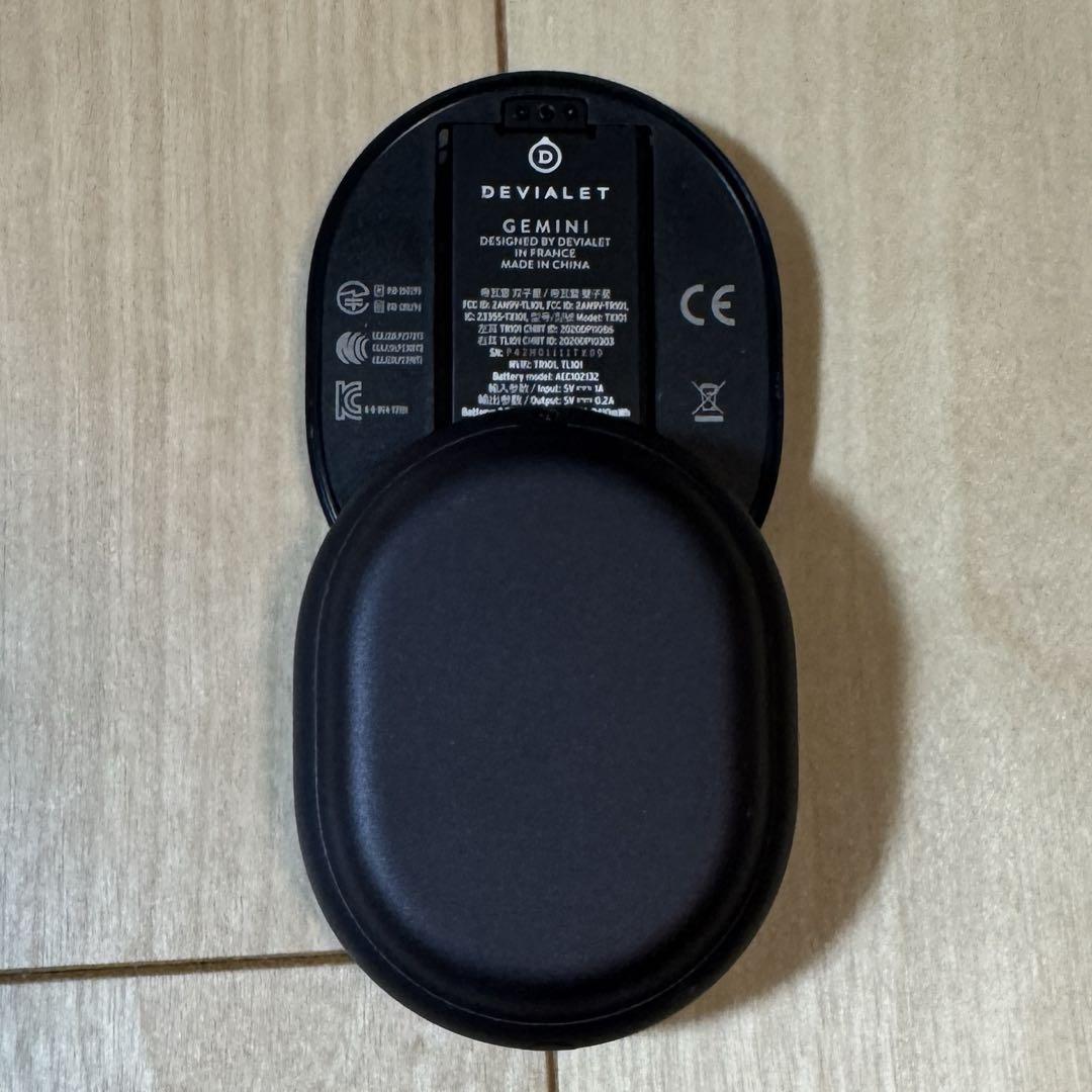 美品 DEVIALET（デビアレ）GEMINI 完全ワイレスイヤホン