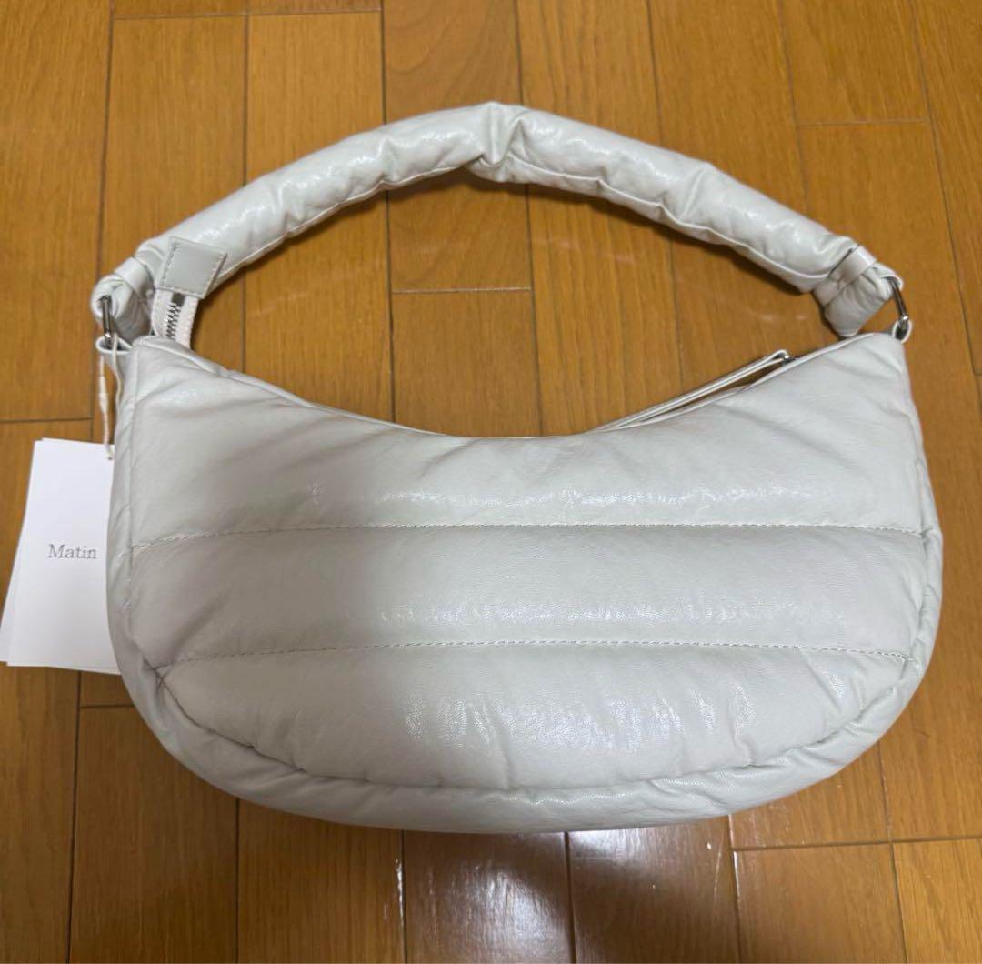 SALEで更にお買得 MATIN ショルダーバッグ ハーフムーンバッグ フェイクレザー KIM バッグ
