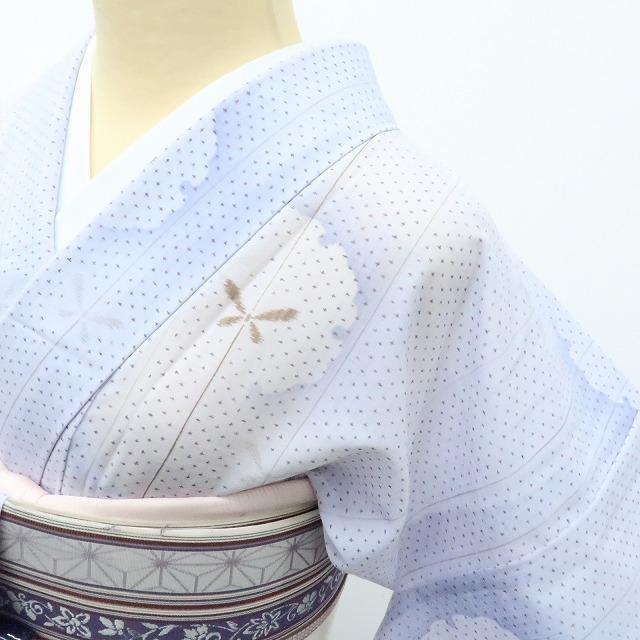 Y3226◇美品 洗える夏着物 薄物 雪輪 小紋 - メルカリ