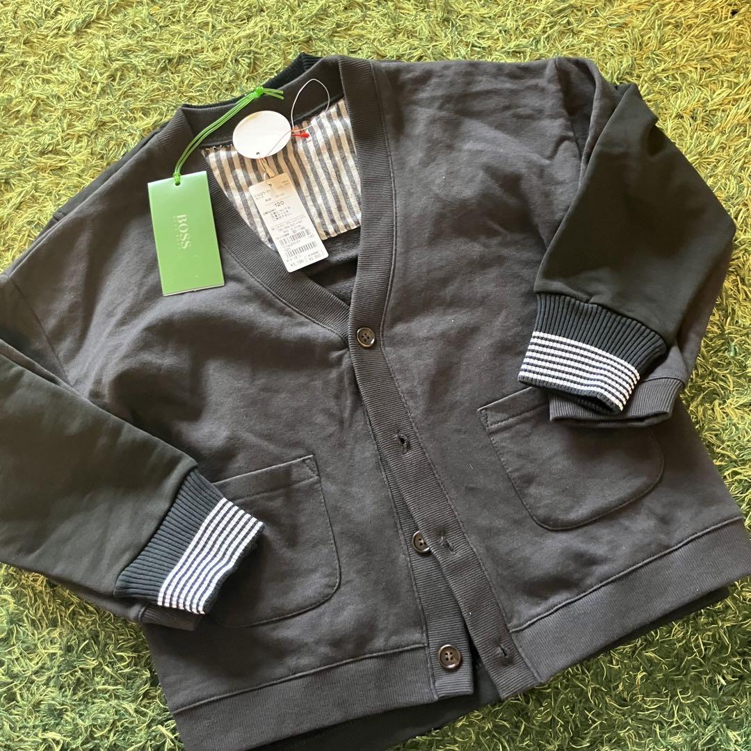 【新品未使用タグ付】hugo boss ヒューゴボス　キッズ　薄手トレーナー