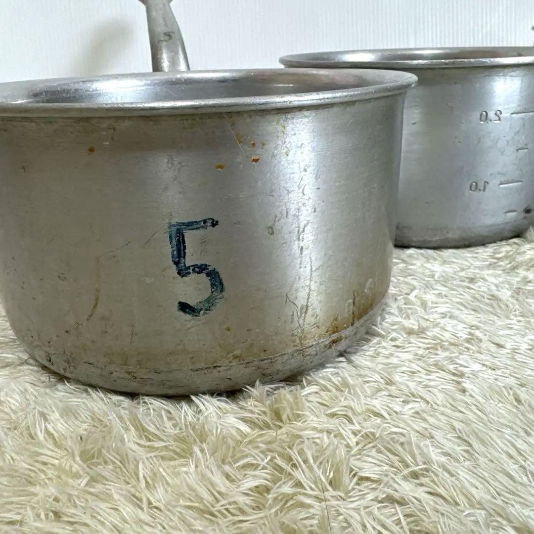 【業務用3点セット】21cm 1個　18cm 1個　コイヌ印　中野アルミ　片手鍋