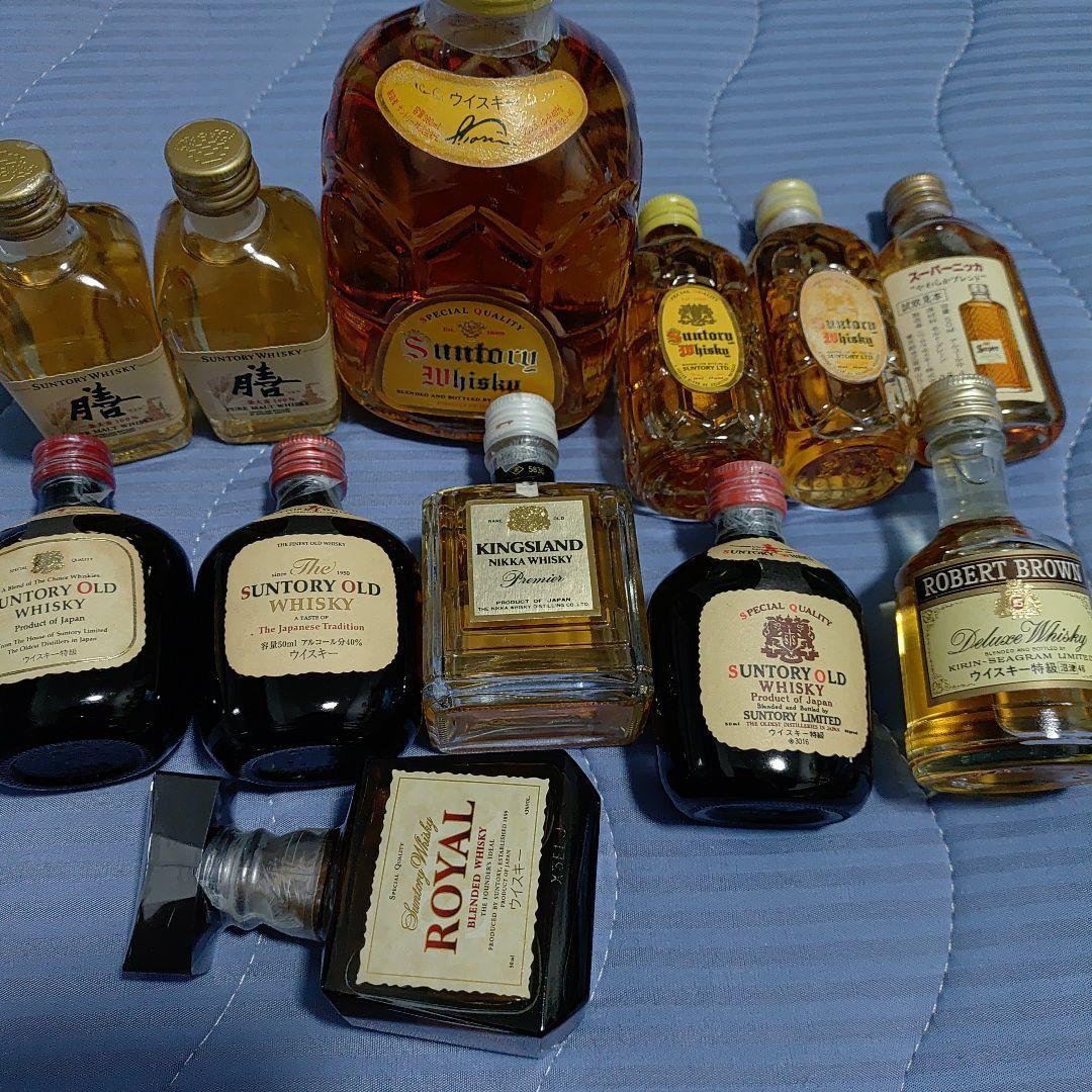 ニッカウイスキー サントリー ミニボトル計12本