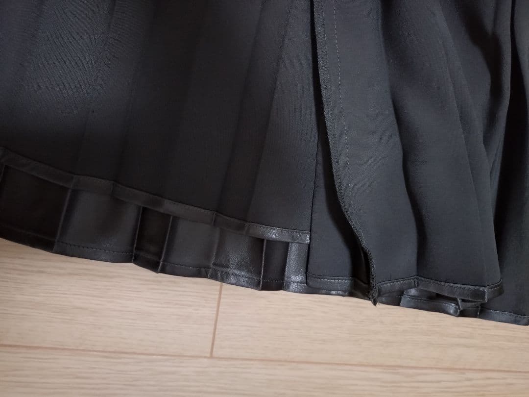 23区※1回着用！サテンプリーツロングスカート29400円46サイズ