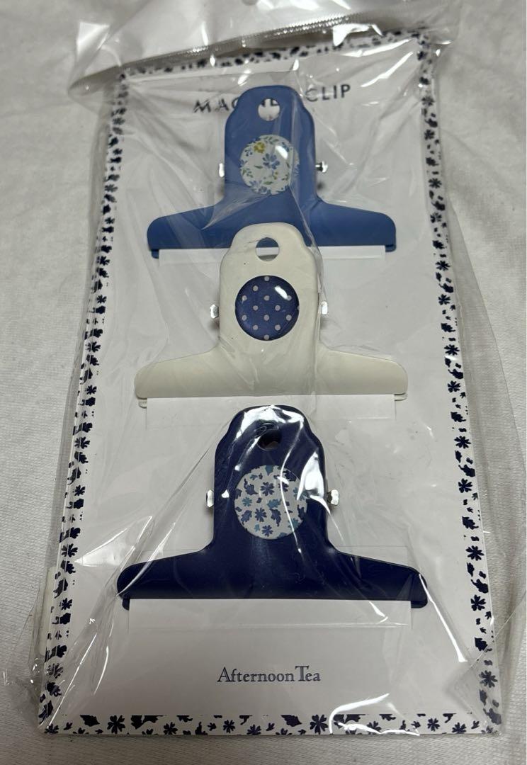 新品新品AfternoonTeaアフタヌーンティマグネットクリップ3個セット