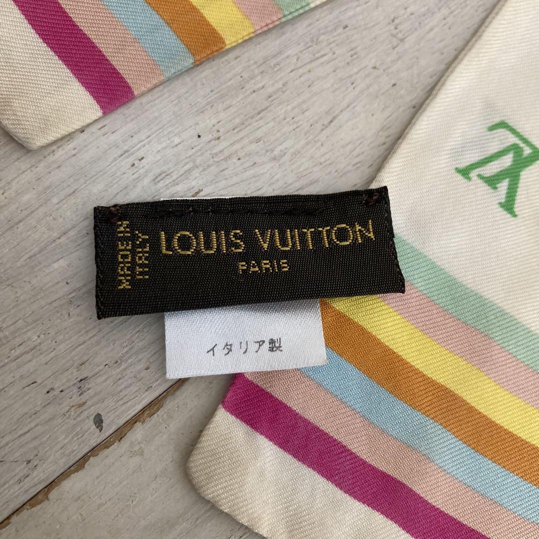 LOUIS VUTTON ルイヴィトン バンドー スカーフ ロゴ