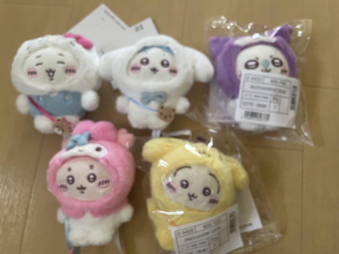 サンリオ　ちいかわ　マスコット　5種　コンプリート　セット　新品