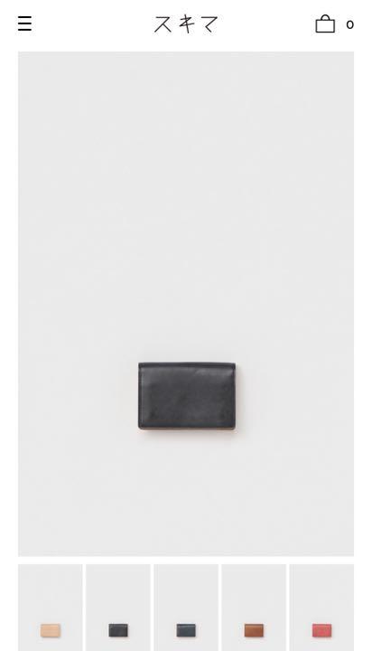 3000円 新品未使用正規品 henderscheme cardfile navy 新品未使用定価1.7万