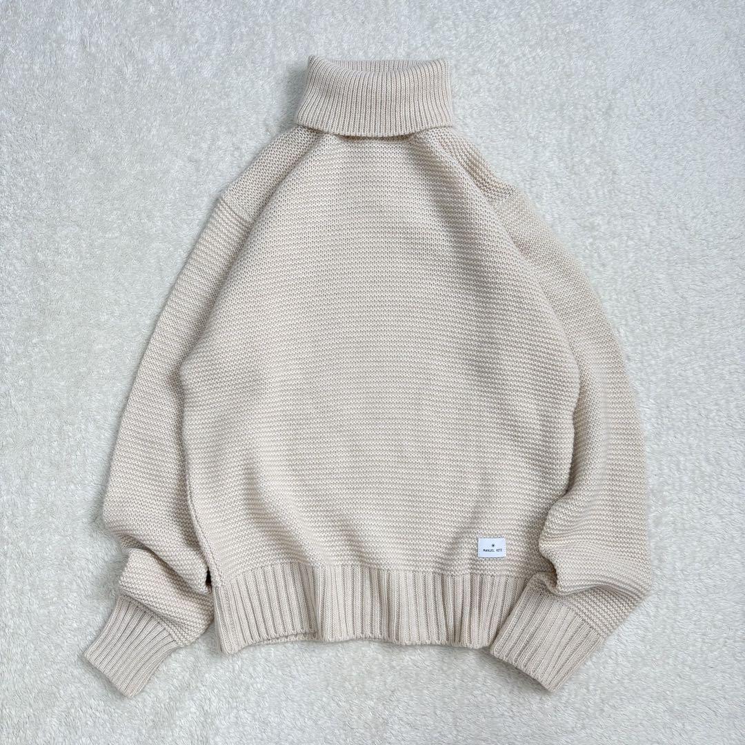 美品 買えるLEON マヌエルリッツ タートルネック ニット
