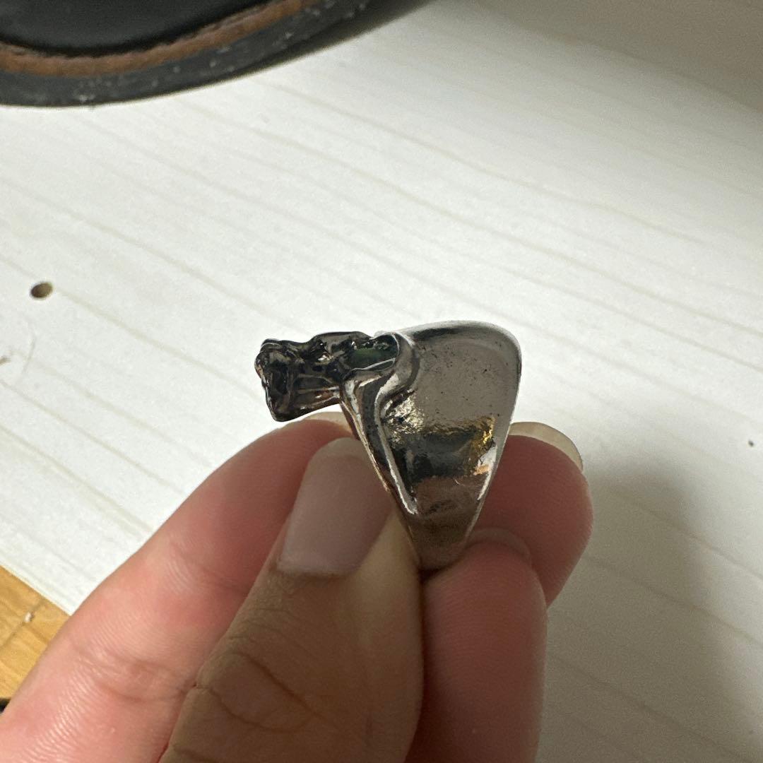 ビンテージスカルリングやや傷や汚れあり WWW_OLIVIERBERNSTEIN_COM