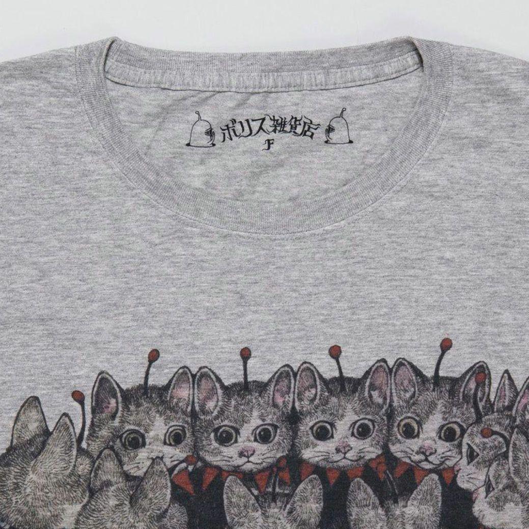 ★おまけ２点★ボリス雑貨店　ワイドTシャツ　探検へ出発！　ヒグチユウコ