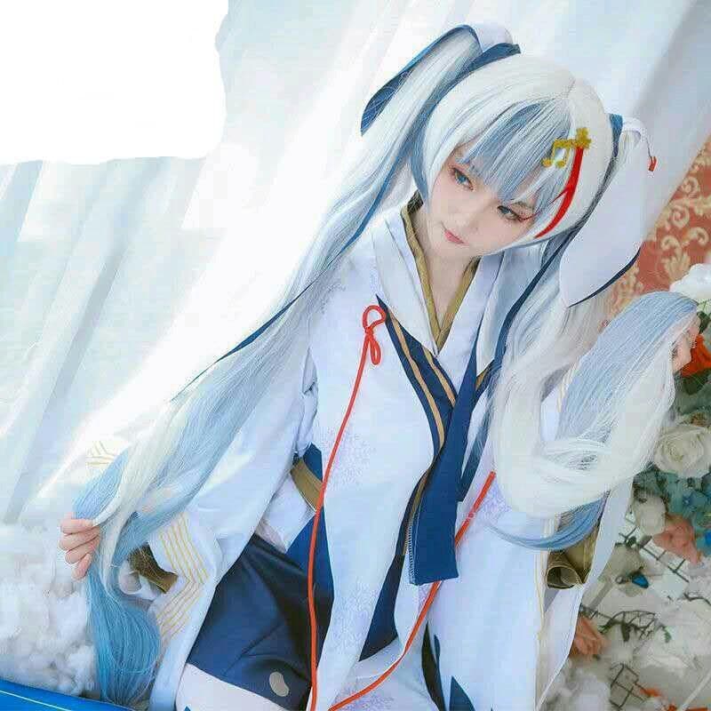 初音ミク 雪ミク コスプレ 巫女 着物 点セット 新品