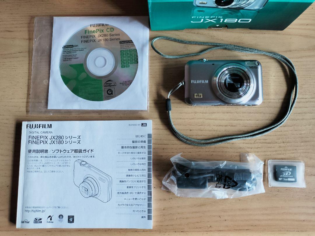 フジフイルム FINEPIX JX180 デジタルカメラ 充電器なし - メルカリ