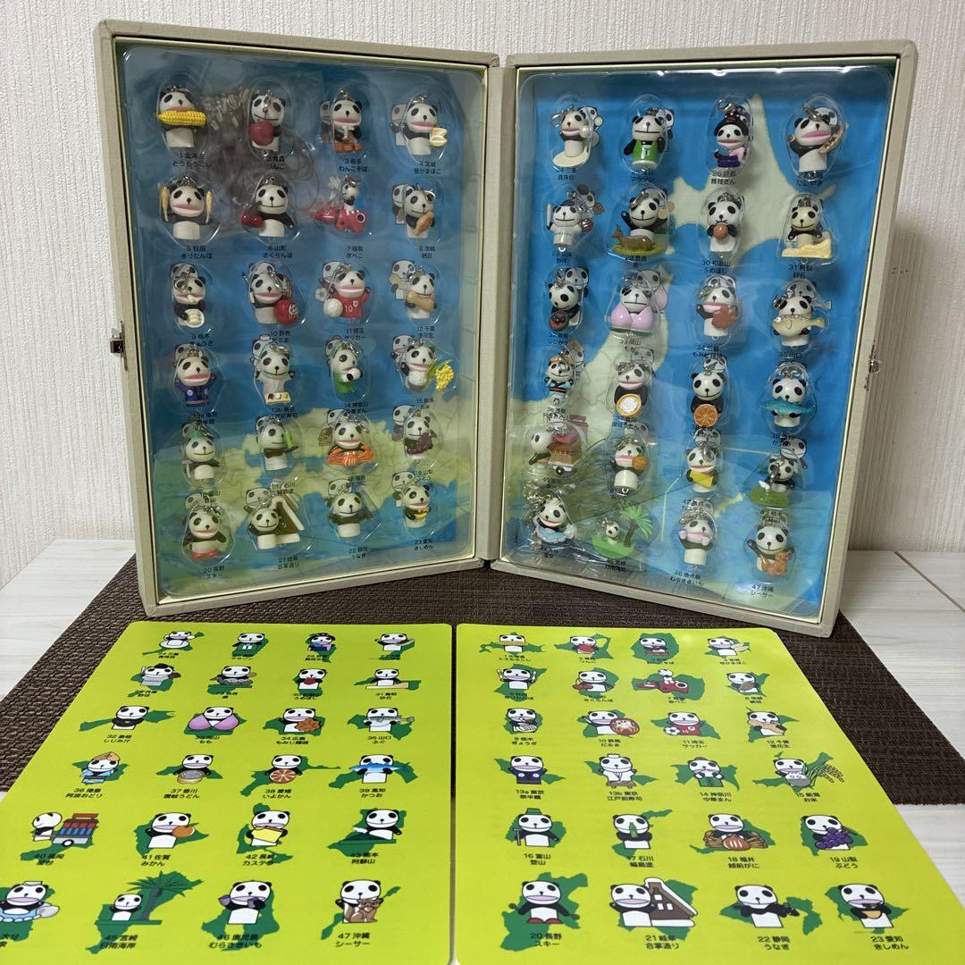 生茶パンダコレクション、47都道府県セット、新品 5000個限定］47都道府県生茶パンダつながるマスコットSP