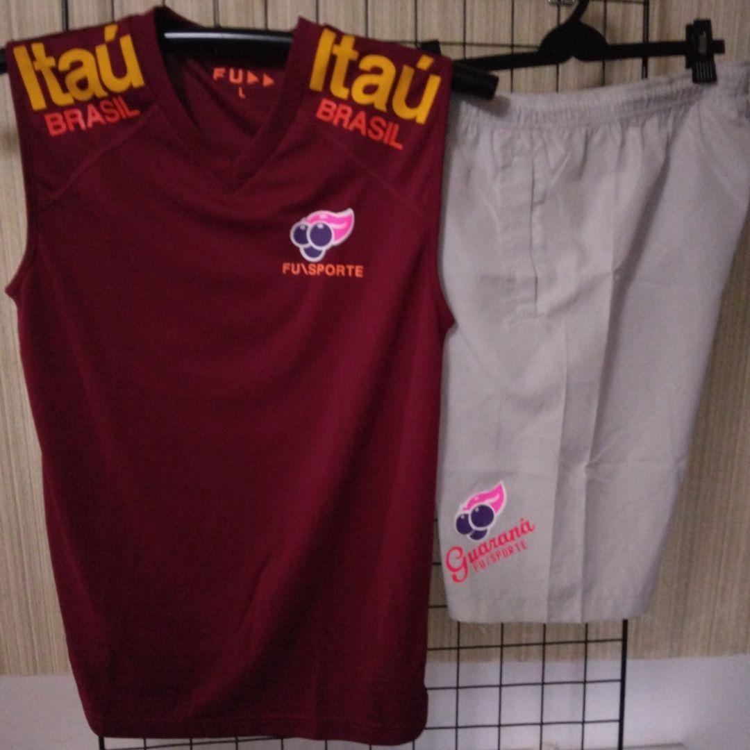 FUSPORTEノースリーブアンダーシャツ×2 ハーフパンツ×1 セット: L