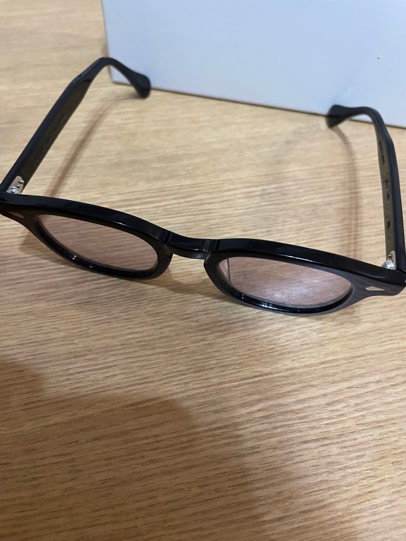 JULIUS TART OPTICAL メガネ ブラックフレーム