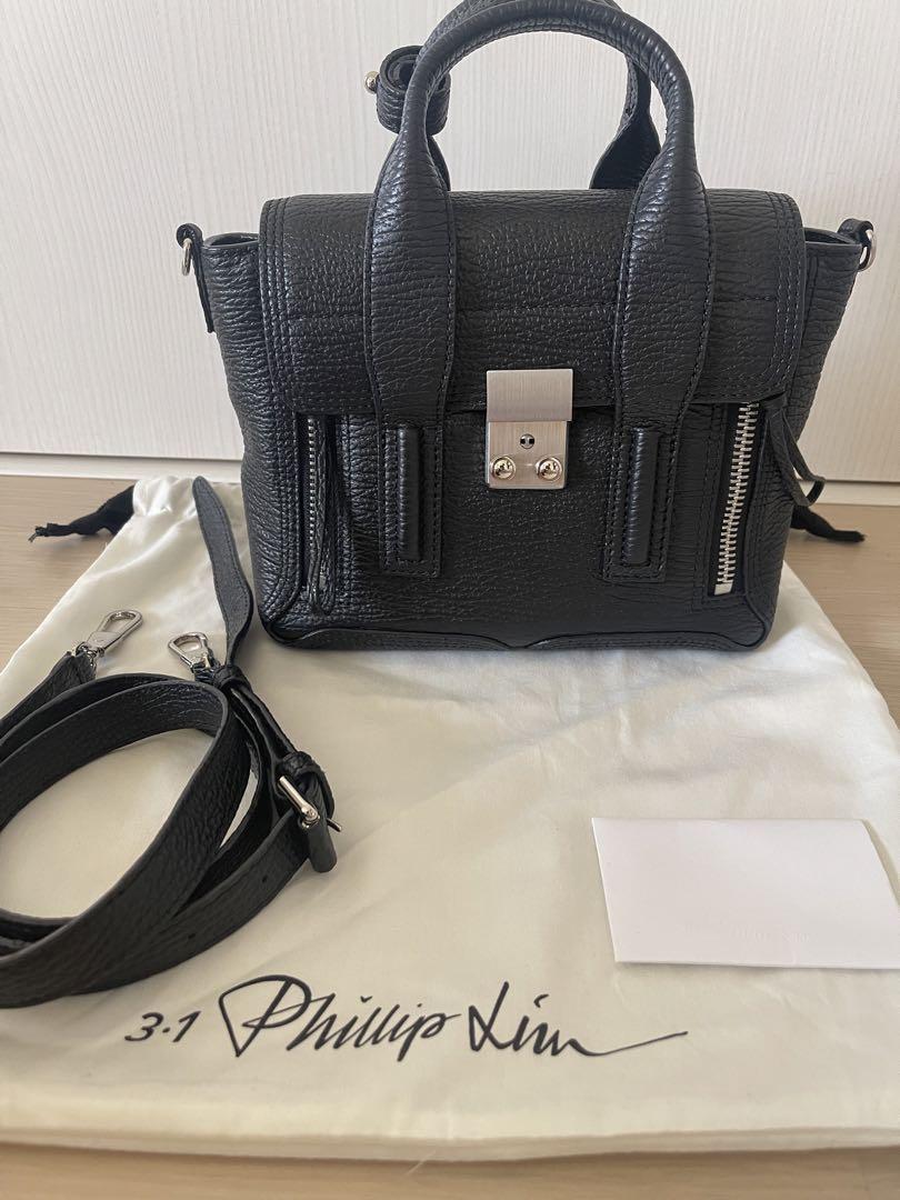 Black Pashli Mini Satchel | Modern Women's Bags by Phillip