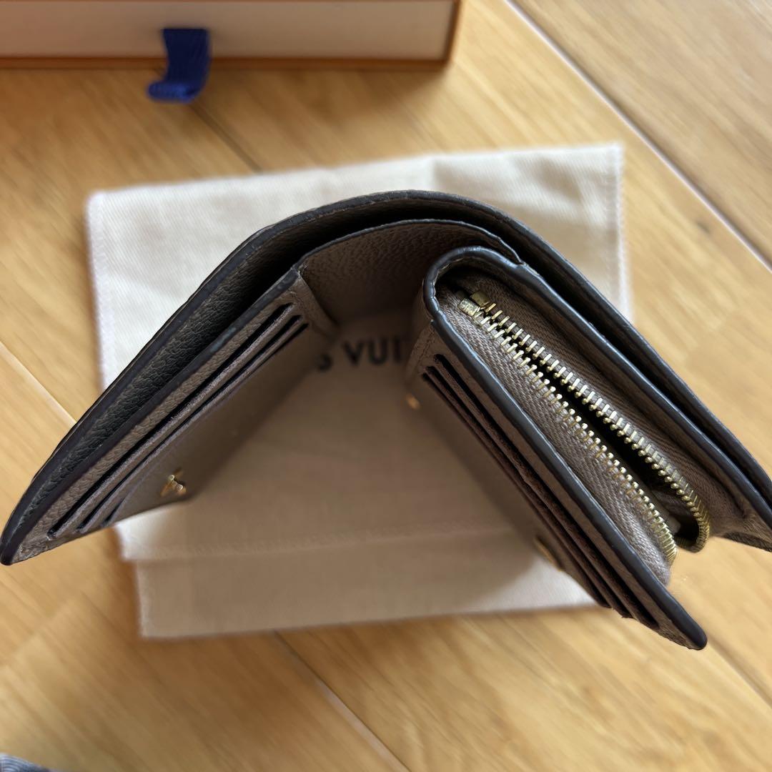 難ありのため格安ルイヴィトン　ポルトフォイユクレア　アンプラント　財布