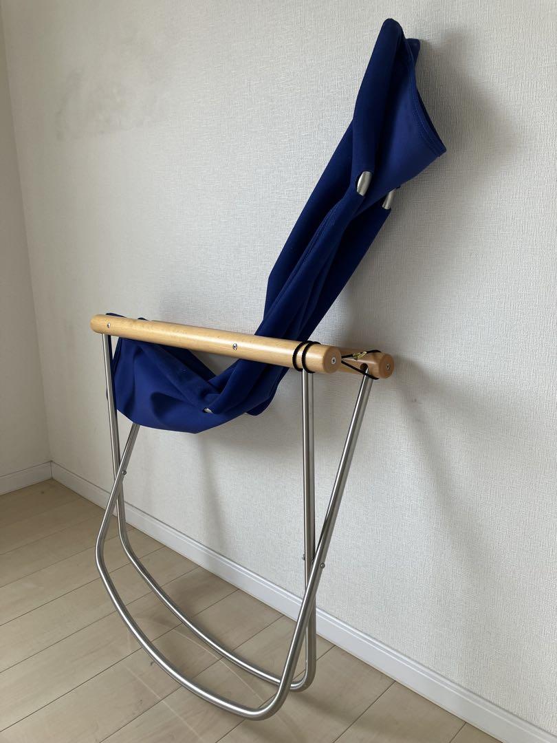お*ち様 ニーチェア　ロッキングチェア　ブルー 10年以上前に購入しました。