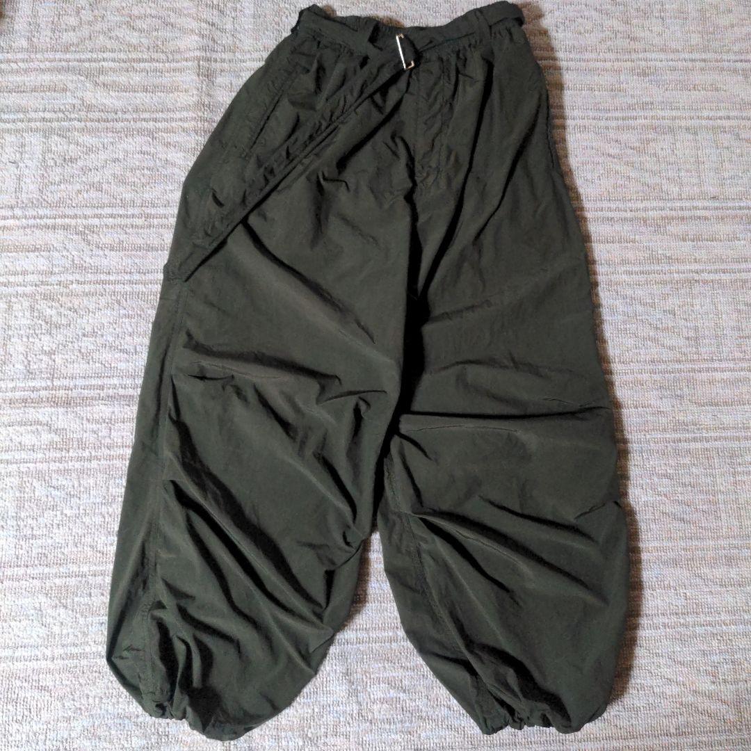 MAISON SPECIAL ベルテッドスノーワイドパンツ