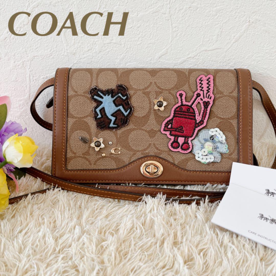 公式】☆COACH☆×キースヘリング 限定品 コラボショルダー ショルダー ...