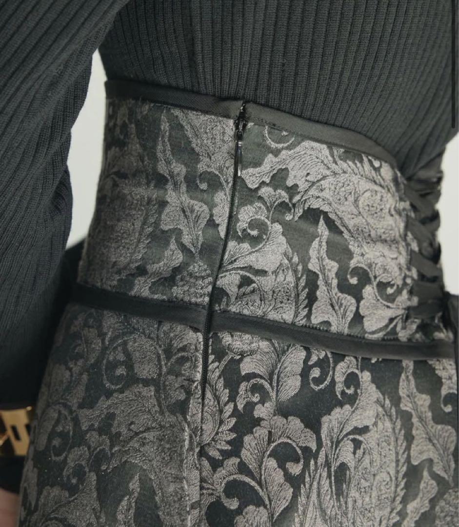 ANDREA&Co. BOTANICAL JACQUARD SKIRT