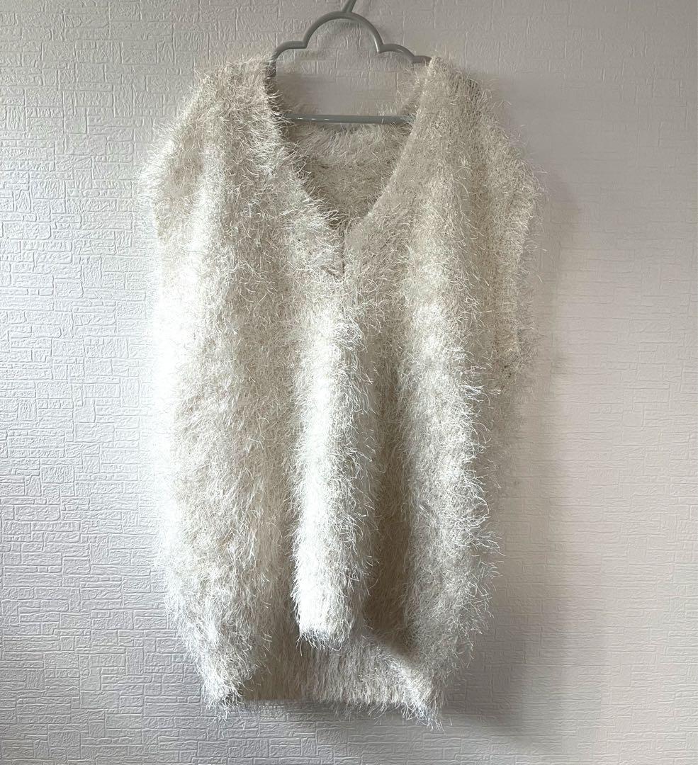 3点おまとめ◎visシャギーベスト、23区パンツ、evernavyサロペット