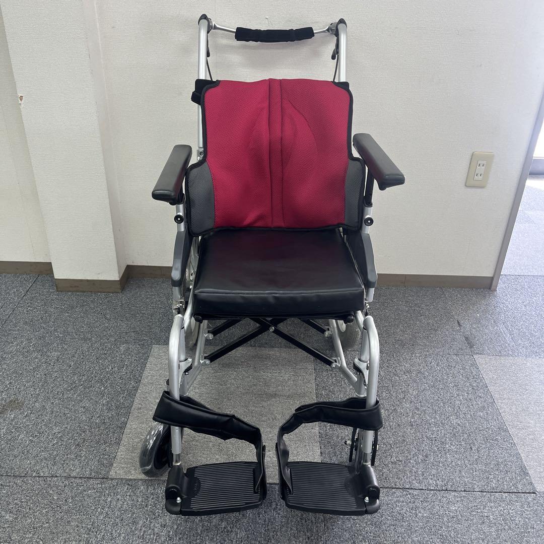 座王　介助用車椅子　NAH-521W シート幅42cm 専用工具付き