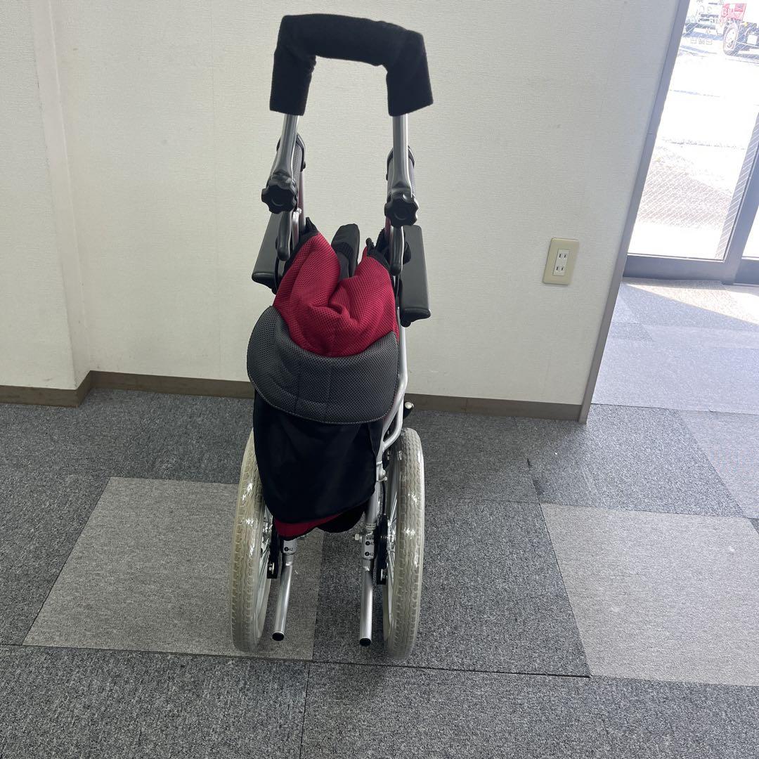 座王　介助用車椅子　NAH-521W シート幅42cm 専用工具付き