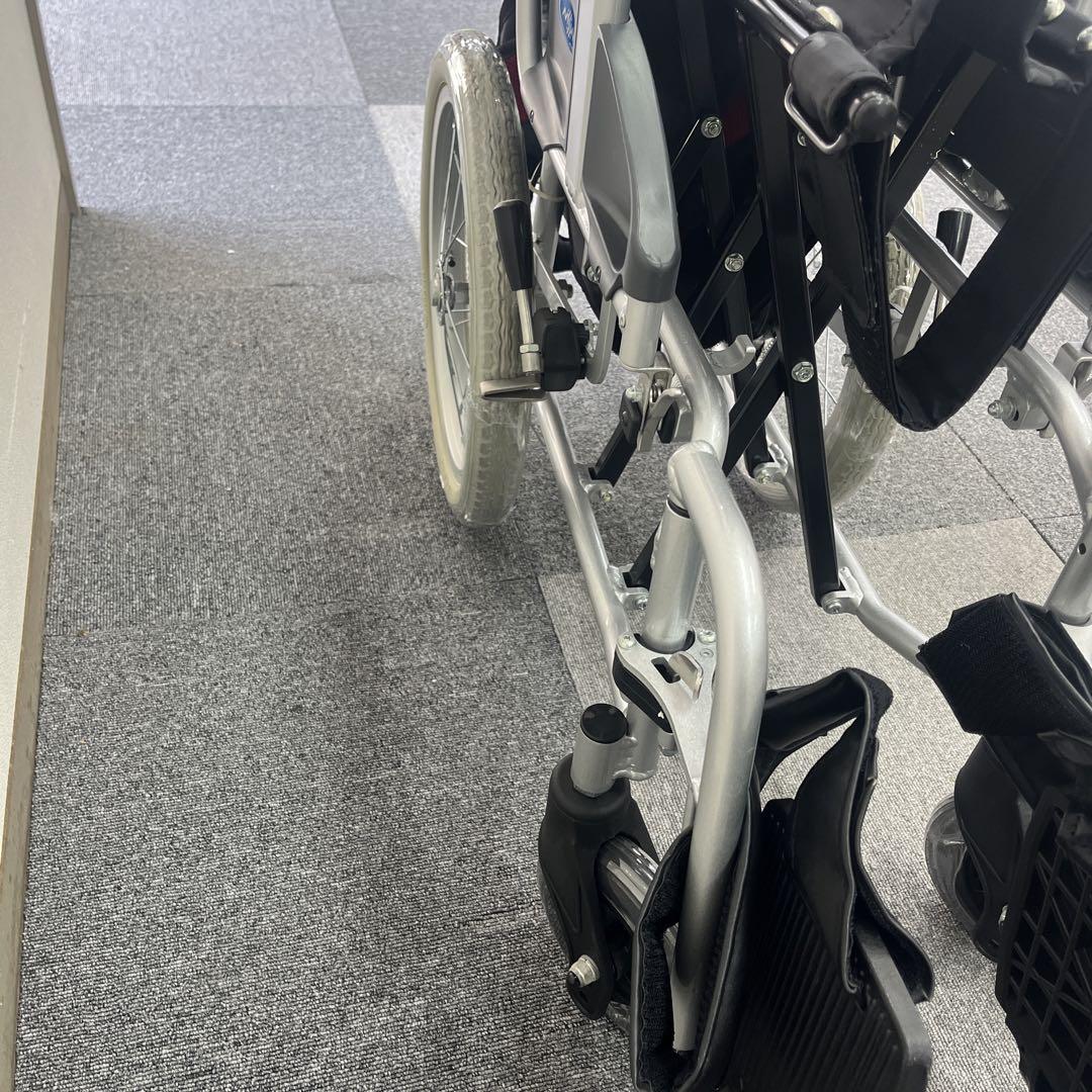 座王　介助用車椅子　NAH-521W シート幅42cm 専用工具付き