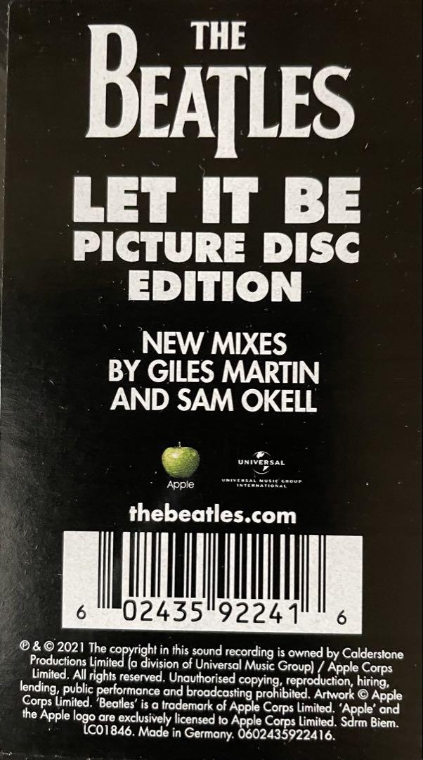 更にお値下げ！新品未開封♪ザ・ビートルズLP『LET IT BE』ピクチャー盤